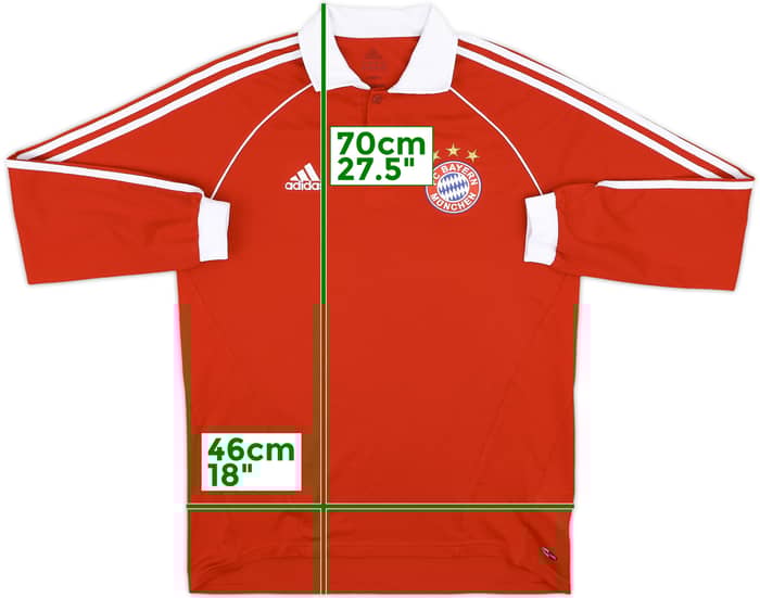 2006-07 Bayern Munich Player Issue Home L/S Shirt Schweinsteiger #31 - 8/10 - (M)