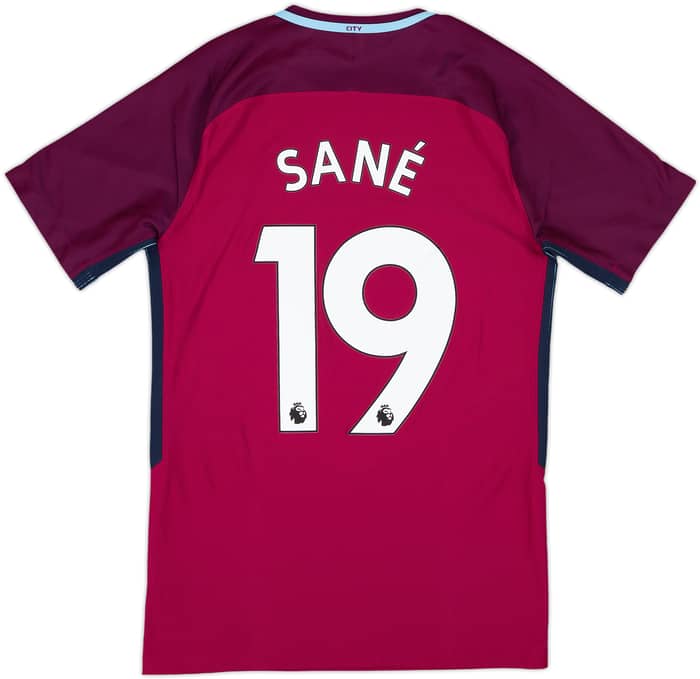 2017-18 Manchester City Authentic Away Shirt Sane #19 - 10/10 - (S)