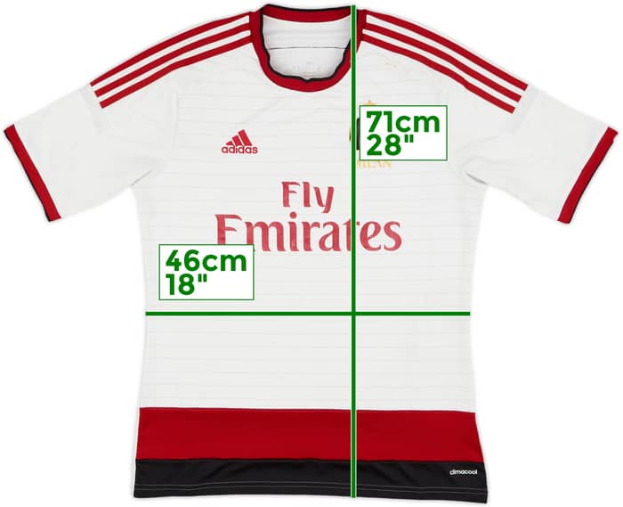 2014-15 AC Milan Away Shirt Torres #9 - 5/10 - (M)