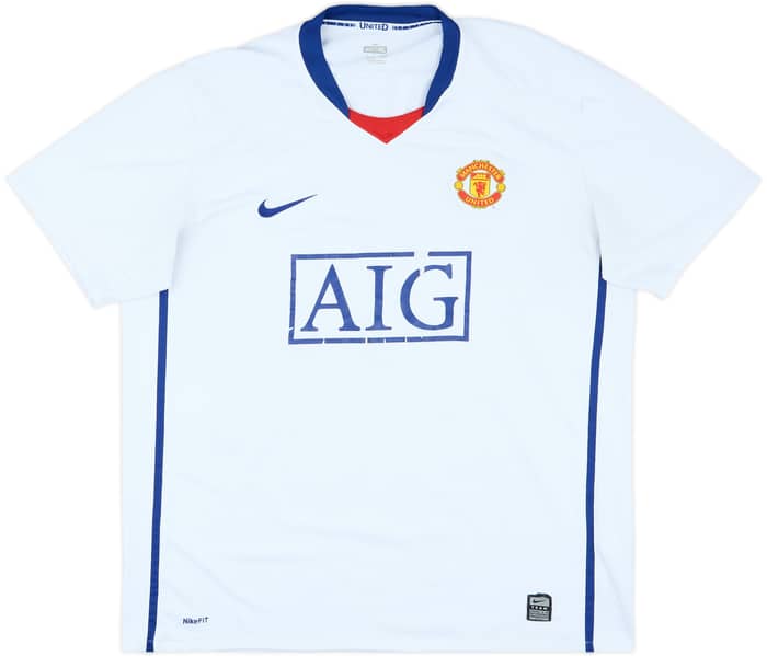 2008-10 Manchester United Away Shirt Vidic #15 - 5/10 - (XL)