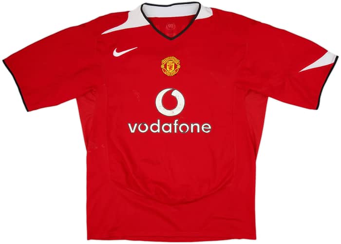 2004-06 Manchester United Home Shirt Scholes #18 - 6/10 - (XL)