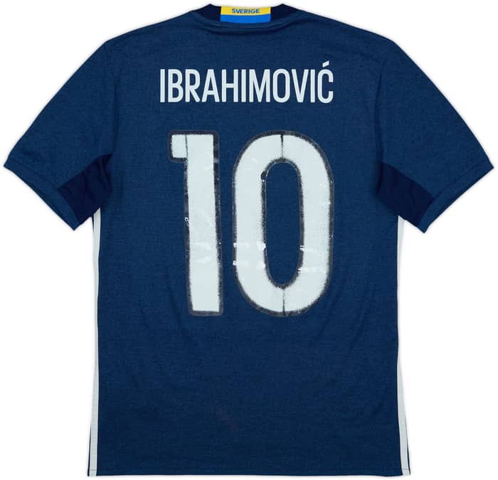 2016-17 Sweden Away Shirt Ibrahimovic #10 - 5/10 - (S)