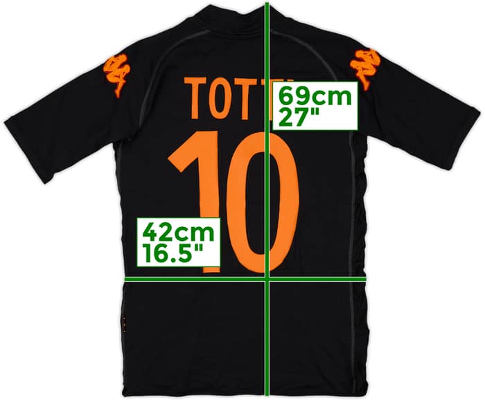 2002-03 Roma Third Shirt Totti #10 - 8/10 - (S)