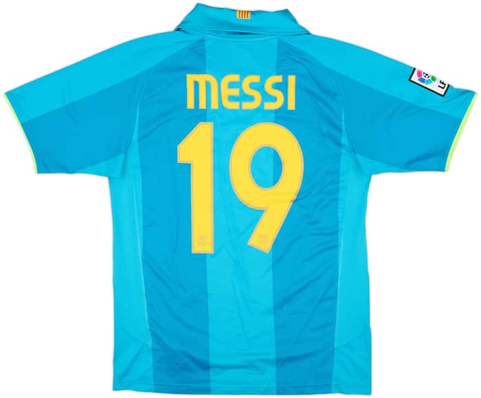 2007-09 Barcelona Away Shirt Messi #19 - 7/10 - (S)