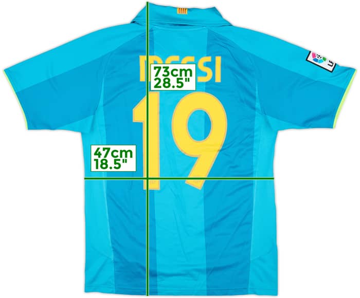 2007-09 Barcelona Away Shirt Messi #19 - 7/10 - (S)