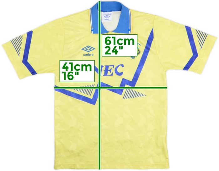 1990-92 Everton Away Shirt - 9/10 - (L.Boys)