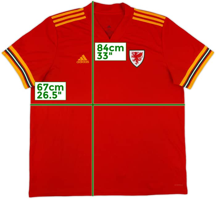 2020-21 Wales Home Shirt - 9/10 - (XXL)
