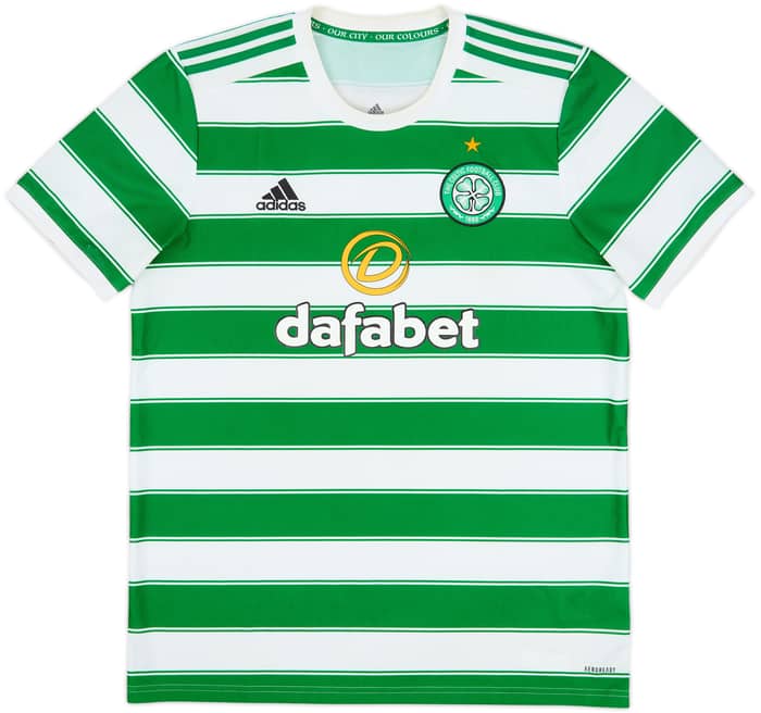 2021-22 Celtic Home Shirt - 8/10 - (L)