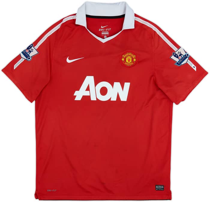 2010-11 Manchester United Home Shirt Rooney #10 - 5/10 - (XL)