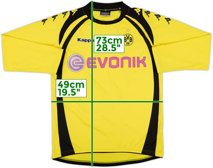 2009-10 Borussia Dortmund Home L/S Shirt - 8/10 - (XL.Boys)