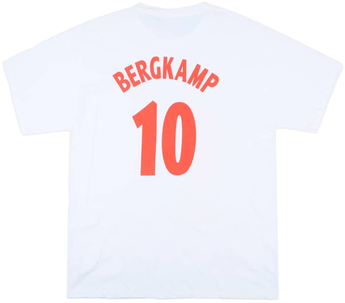 2006 Arsenal Dennis Bergkamp Testimonial Cotton Tee Bergkamp #10 - 9/10 - (XL)