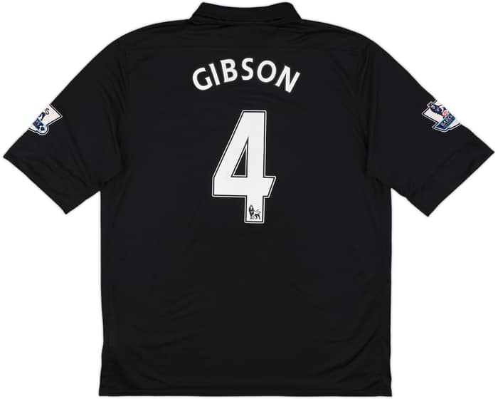 2012-13 Everton Away Shirt Gibson #4 - 7/10 - (XL)