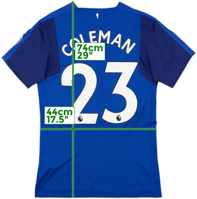 2017-18 Everton Home Shirt Coleman #23 - 7/10 - (S)
