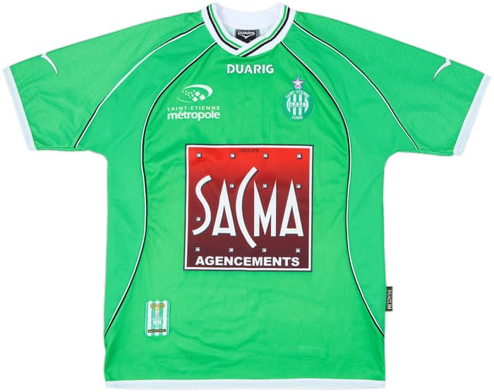 2003-04 Saint Etienne Home Shirt - 8/10 - (M)