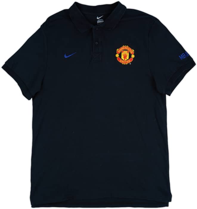 2011-12 Manchester United Nike Polo Shirt - 7/10 - (XL)
