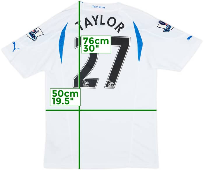 2010-11 Newcastle Third Shirt Taylor #27 - 8/10 - (S)