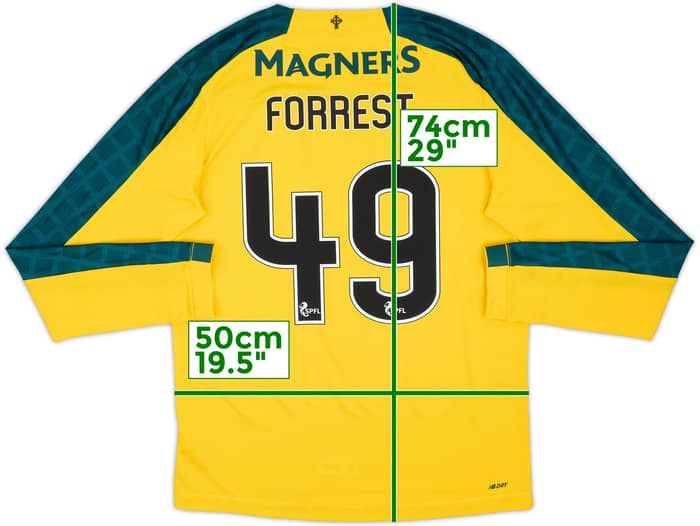 2019-20 Celtic Away L/S Shirt Forrest #49 - 10/10 - (M)