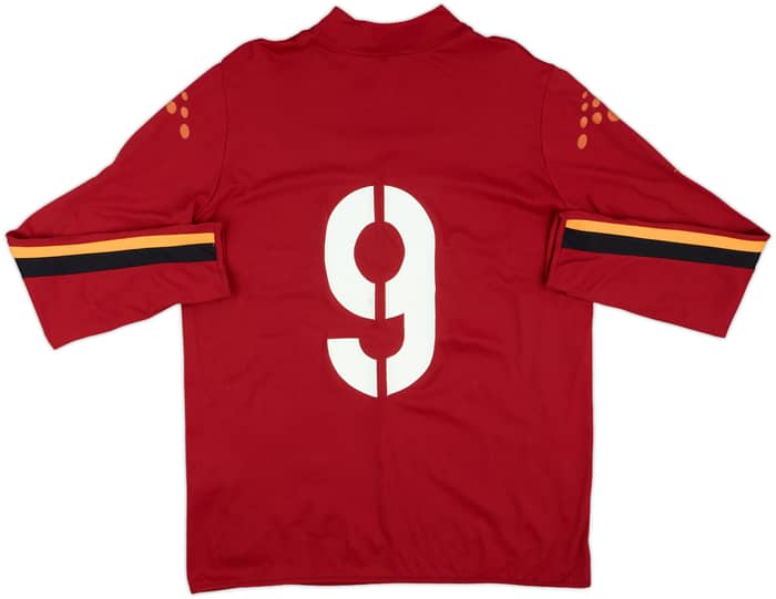 2003-04 Roma Match Issue Home L/S Shirt #9