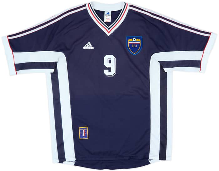 1998-99 Yugoslavia Home Shirt Mijatovic #9 - 10/10 - (L)