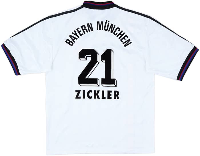 1996-98 Bayern Munich Away Shirt Zickler #21 - 8/10 - (M)