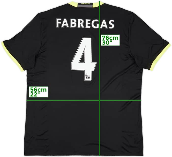 2016-17 Chelsea Away Shirt Fabregas #4 (XL)