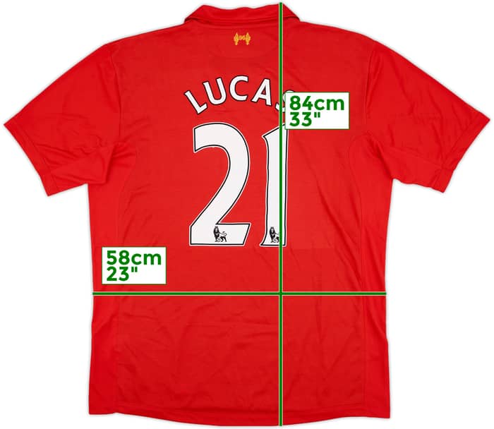 2012-13 Liverpool Home Shirt Lucas #21 (XXL)