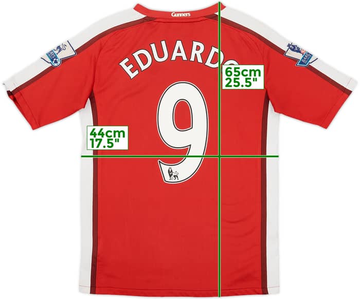 2008-10 Arsenal Home Shirt Eduardo #9 - 6/10 - (L.Boys)