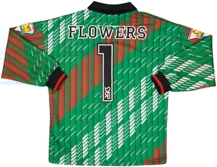1995-96 Blackburn GK Shirt Flowers #1 - 5/10 - (L.Boys)
