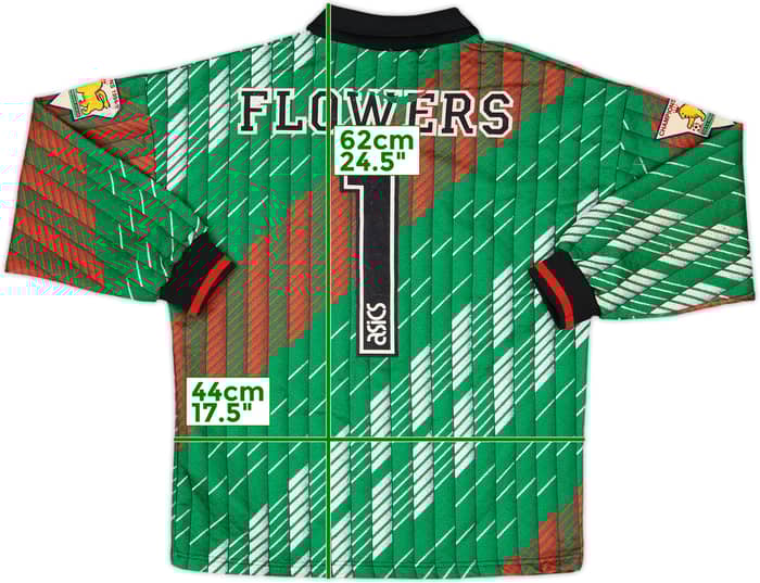 1995-96 Blackburn GK Shirt Flowers #1 - 5/10 - (L.Boys)