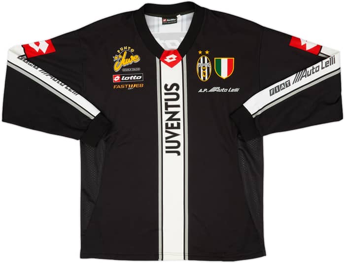 2002-03 Juventus 'Scuola Calcio' Lotto Training L/S Shirt - 9/10 - (S)
