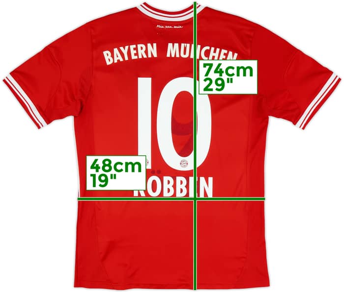 2013-14 Bayern Munich Home Shirt Robben #10 - 4/10 - (XL.Boys)