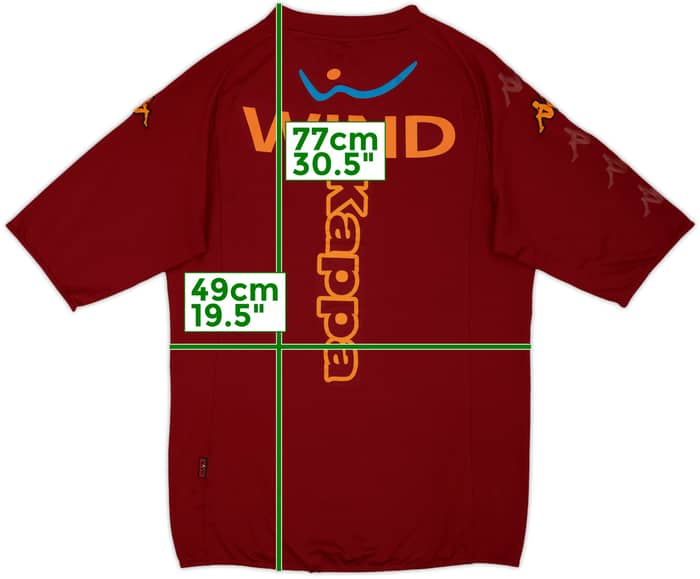 2010-11 Roma Kappa Training Shirt - 6/10 - (L)