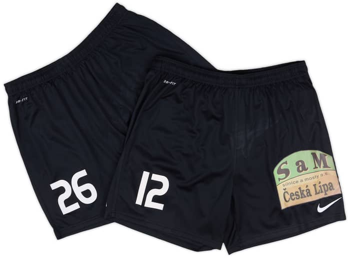 2014-15 FK Jablonec Player Issue Away Shorts # - 7/10 - (XL)