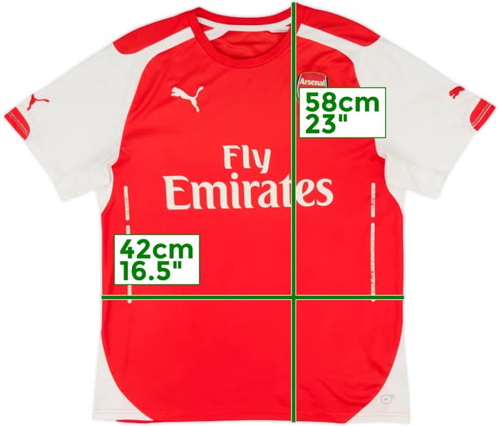 2014-15 Arsenal Home Shirt Rosicky #7 - 5/10 - (L)