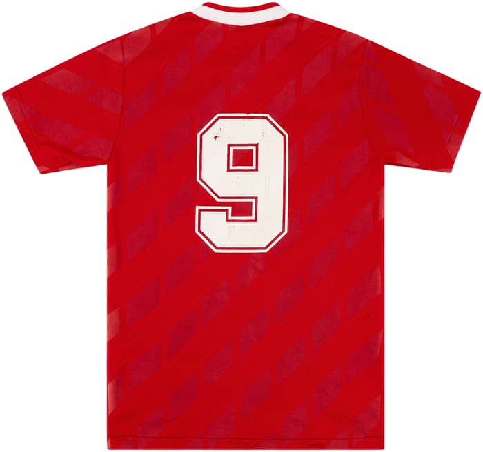 1989 SK Brann Match Issue Home Shirt #9