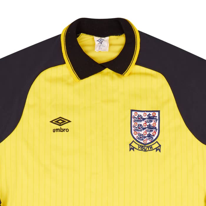 1984-85 England U-18 Match Issue GK Shirt #13 (Digby)