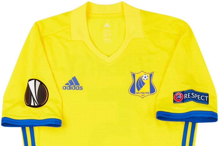 2016-17 FC Rostov Match Issue Europa League Home Shirt Terentev #5