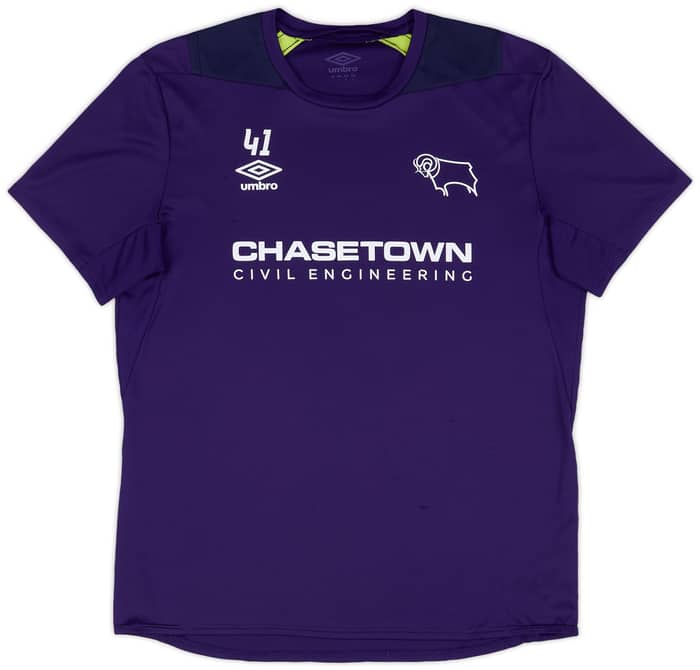 2018-19 Derby County Player Issue Training Shirt - 5/10 - (L)