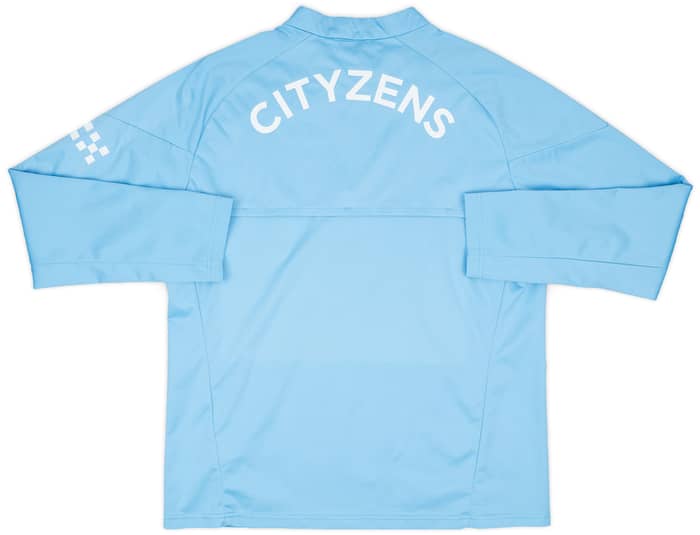 2023-24 Manchester City Player Issue 1/4 Zip Rain Top # - 9/10