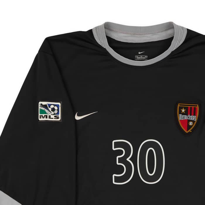2003 NY/NJ Metrostars Match Issue GK Shirt Grafer #30
