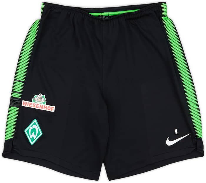 2017-18 Werder Bremen Player Issue Training Shorts # - 5/10