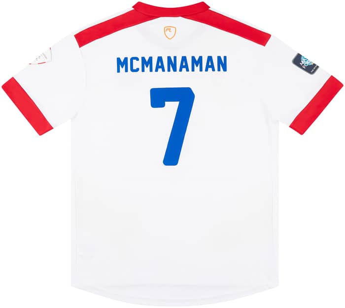 2016 England Masters Match Worn 'Tour of Hong Kong' Home Shirt McManaman #7