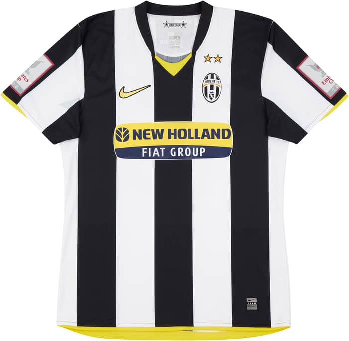 2008-09 Juventus Match Worn Emirates Cup Home Shirt Camoranesi #16 (v Hamburg)