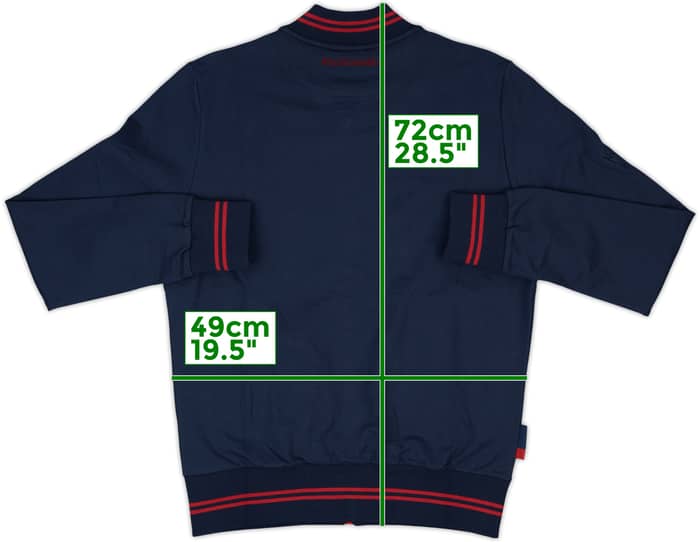 2016-17 Cagliari Macron Track Jacket - 10/10 - (M)
