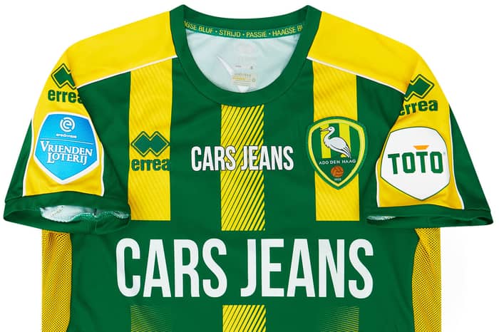 2020-21 ADO Den Haag Match Issue Home Shirt Besuijen #20 (v Ajax)