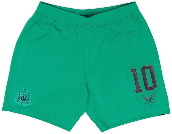 2023-24 Newcastle Player Issue Away Shorts # - 3/10
