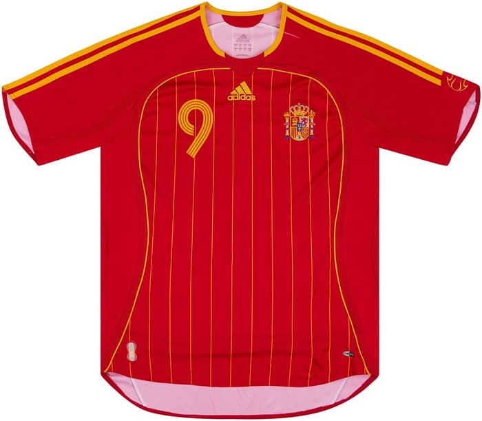 2006-08 Spain Home Shirt Torres #9 - 6/10 - (S)