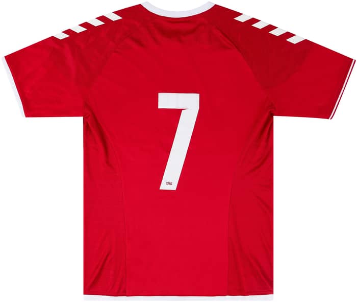 2016-17 Denmark Match Issue Home Shirt #7