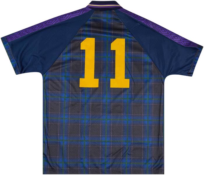 1994-96 Scotland Match Issue Home Shirt #11 (Jackson)