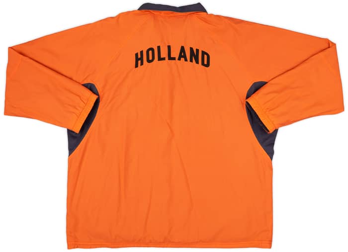 2000-01 Netherlands Nike Reversible 1/4 Zip Training Top - 8/10 - (XXL)